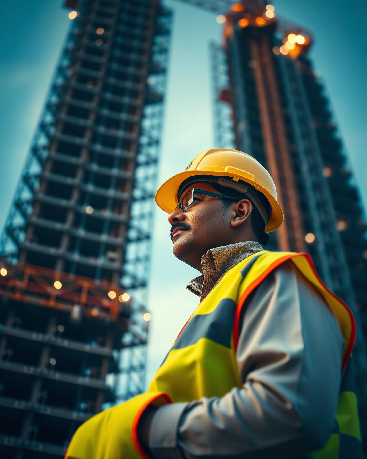 Mahamaya senior engineer at a Bihar construction site